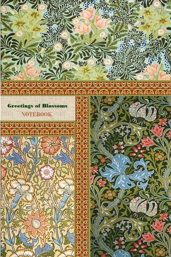 Greetings of Blossoms NOTEBOOK [ruled Notebook/Journal/Diary ... - cover
