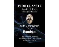PIRKEI AVOT Jewish Ethical - With Commentary Of The Rambam
