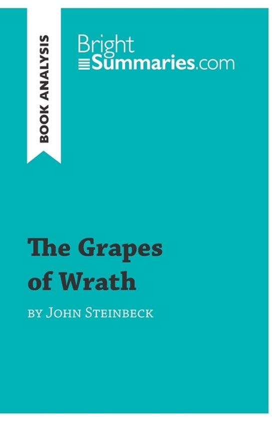 The Grapes of Wrath by John Steinbeck (Book Analysis) - cover