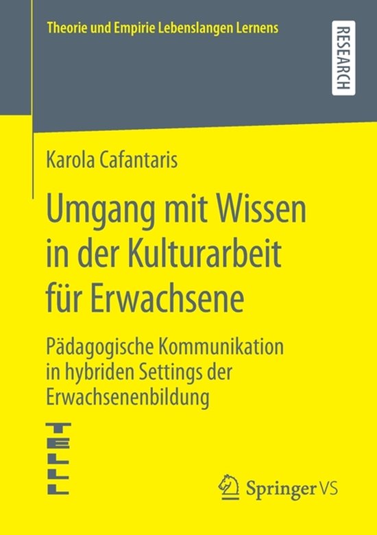 Theorie und Empirie Lebenslangen Lernens- Umgang mit Wissen  ... - cover