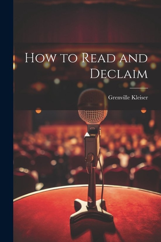 How to Read and Declaim - cover