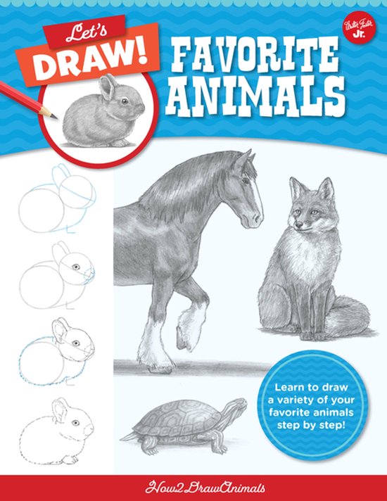 Let's Draw- Let's Draw Favorite Animals - cover