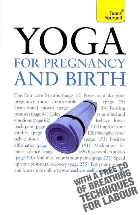 Teach Yourself Yoga for Pregnancy and Birth [With CD (Audio) ... - cover