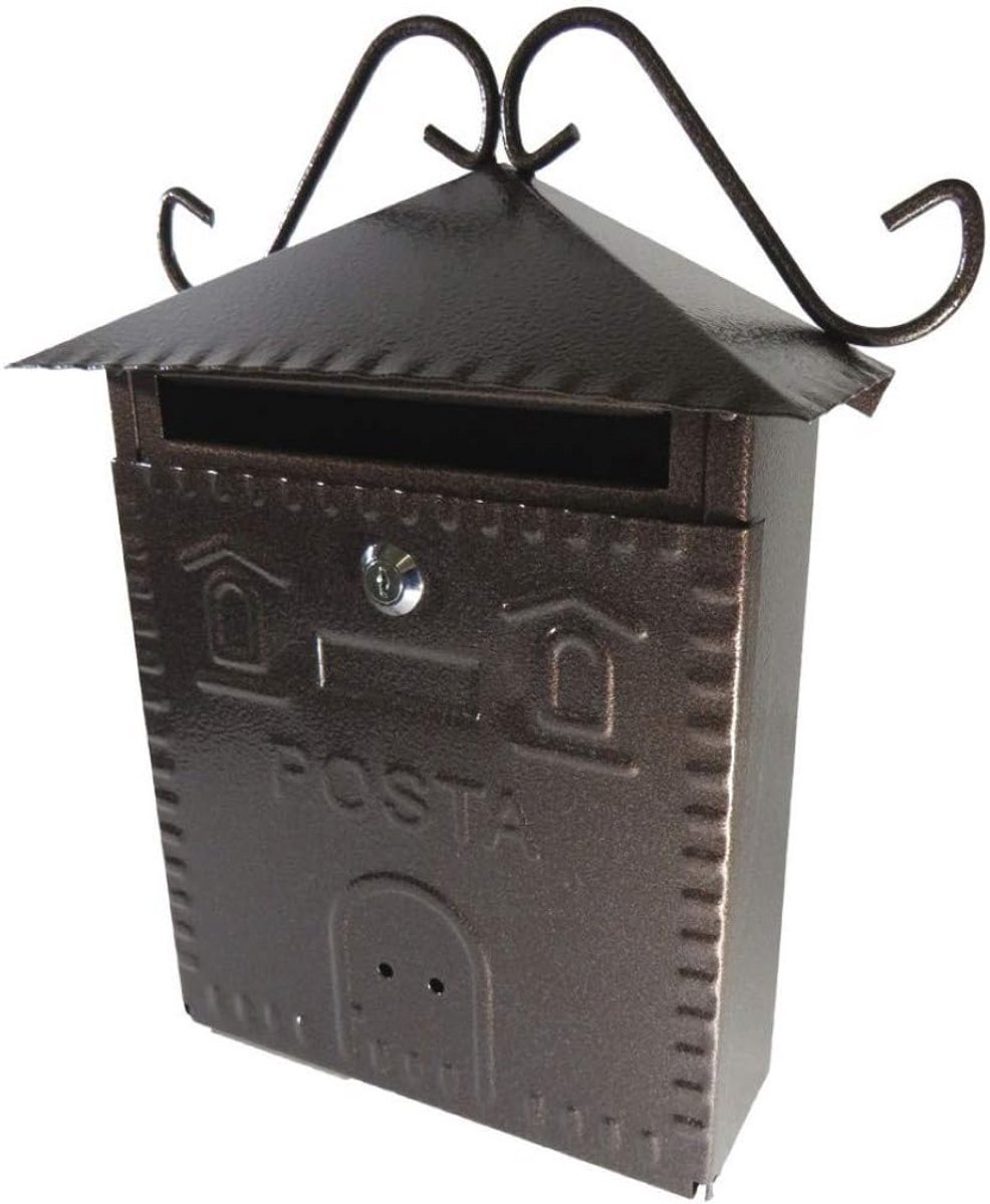 Stijlvolle Brievenbus van Smeedijzer - 30 x 10 x 36 cm