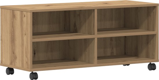 vidaXL - Meuble TV - Artisan - Chêne - 90 x 35 x 35 cm - Bois d'ingénierie