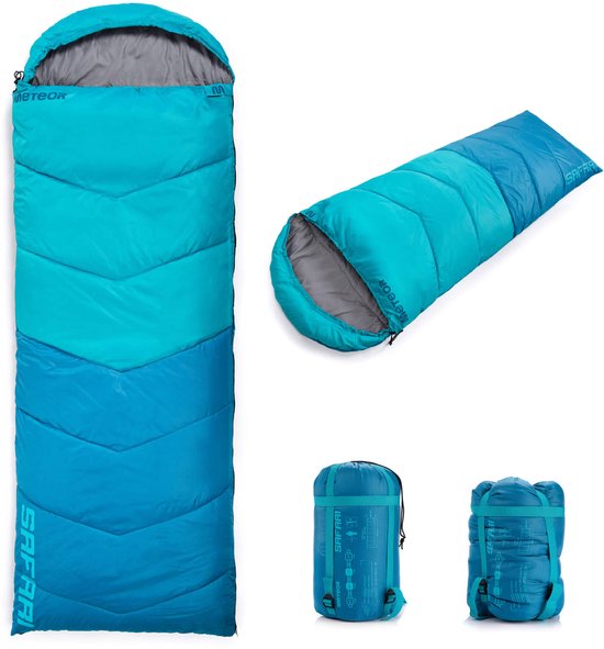 Meteor Safari L - Slaapzak - blauw, comfortabel, lichtgewicht van Meteor — afbeelding 2