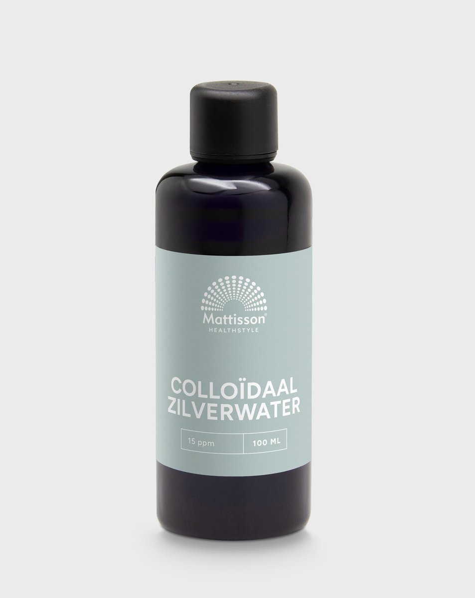 Mattisson - Colloïdaal Zilverwater 15PPM - 100% Zuiver Gedistilleerd Water - 100 ml