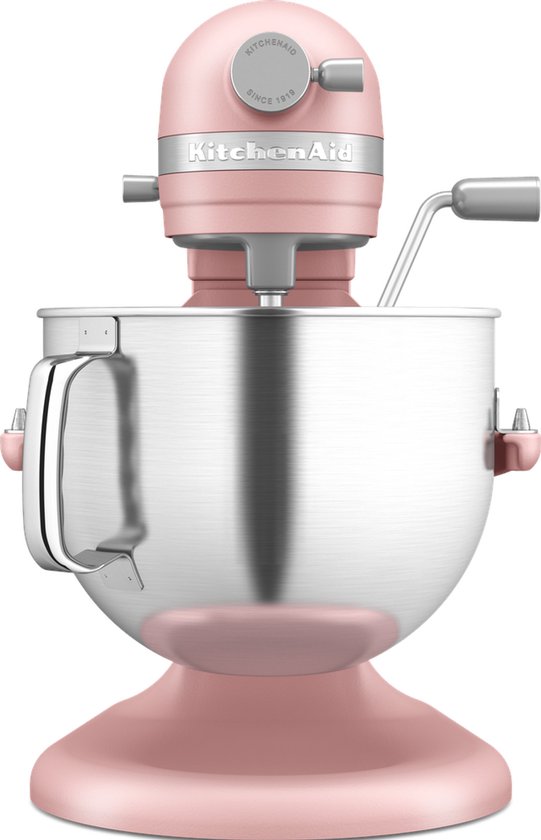 KitchenAid Artisan Standmixer met in Hoogte Verstelbare Kom - Krachtig, stil, 11 snelheden, roestvrijstalen accessoires en capaciteit van 6,6L - Dried Rose van KitchenAid — afbeelding 5