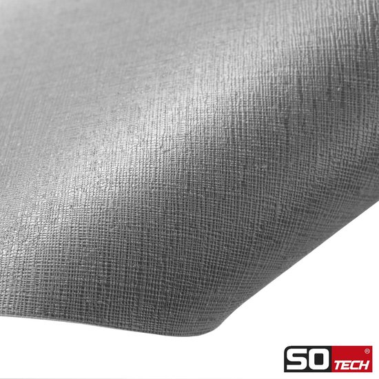 Tapis antidérapant SOTECH Orga-Grip Top gris argenté pour tiroir de 90 cm (dimensions intérieures 778 x 473 mm) adapté aux cuisines Hettich Arcitech dans Nobilia à partir d'août 2012