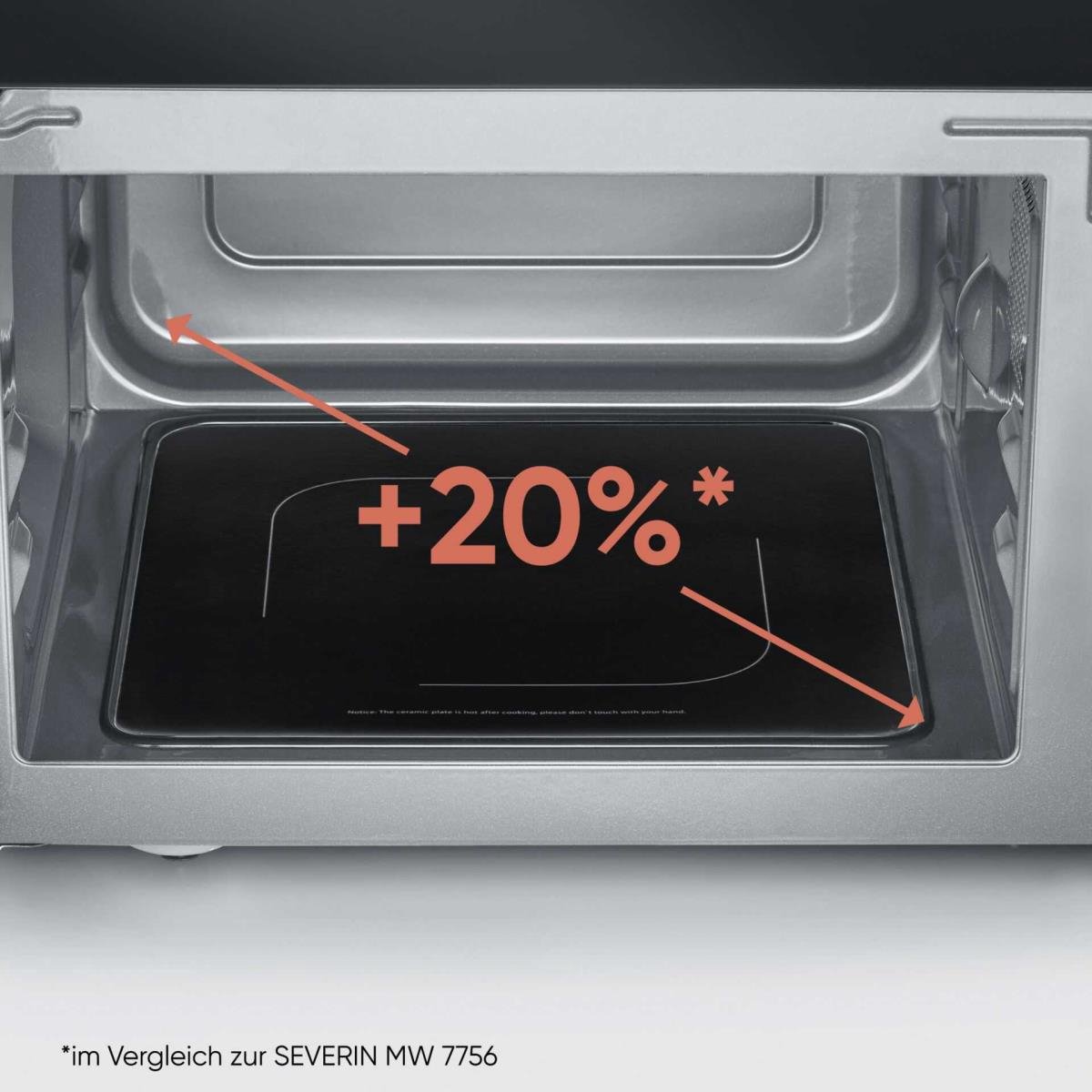 Severin MW 7763 Magnetron met Grill thumbnail 4