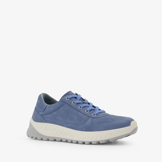 Baskets femme Hush Puppies en cuir bleu - Pointure 42 - Confort Extra - Mousse à mémoire de forme