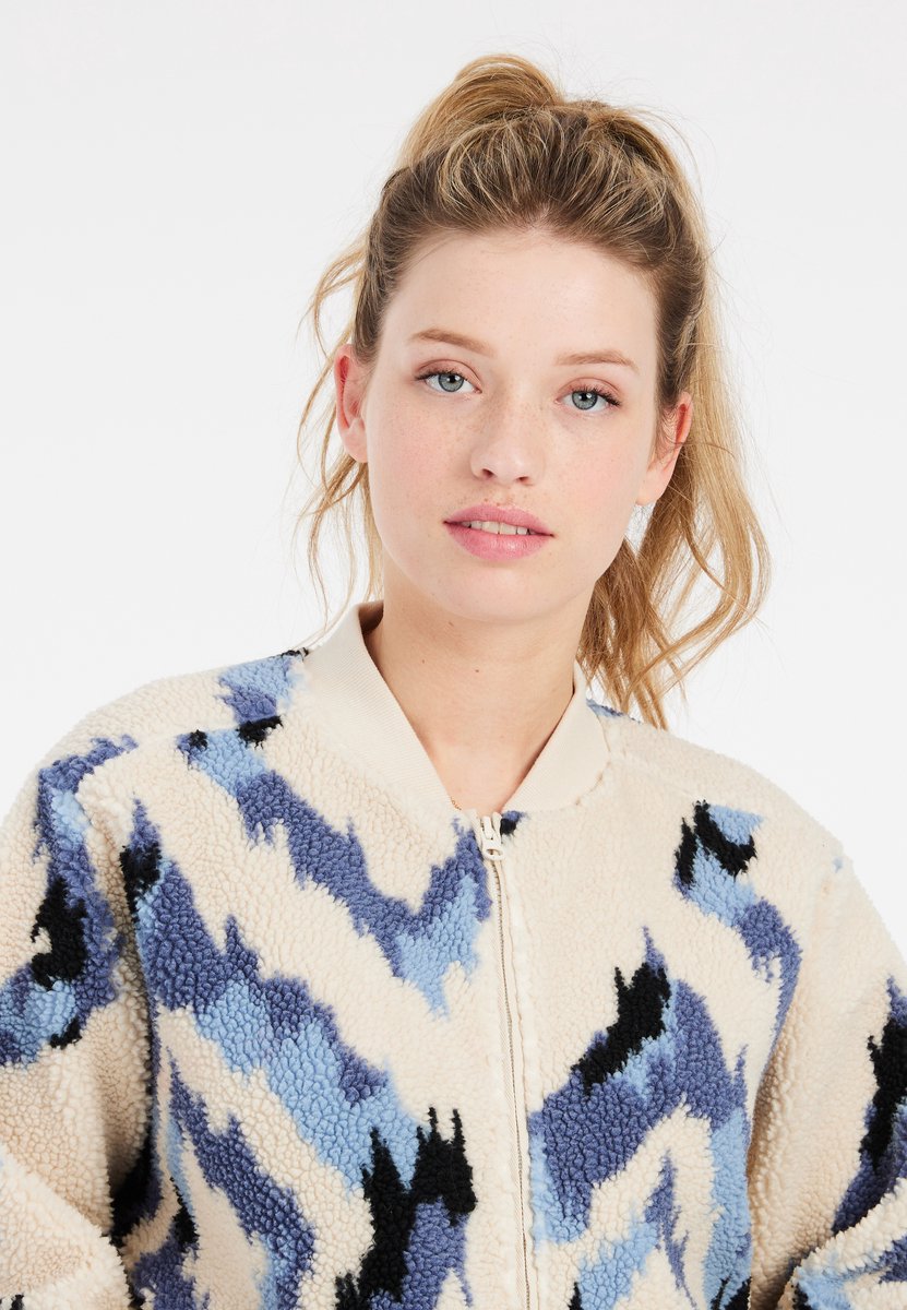 Protest Prtagatha – Skipully Dames – Ritssluiting – High-pile teddy fleece – Galaxy — cadeau in Mode & Accessoires - foto 3