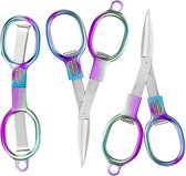 Ciseaux De Voyage Rétractables En Acier Inoxydable – Pliants Et Compacts, Pour Maison, Bureau, Artisanat – Coupe Papier, Tissu, Fil - 13