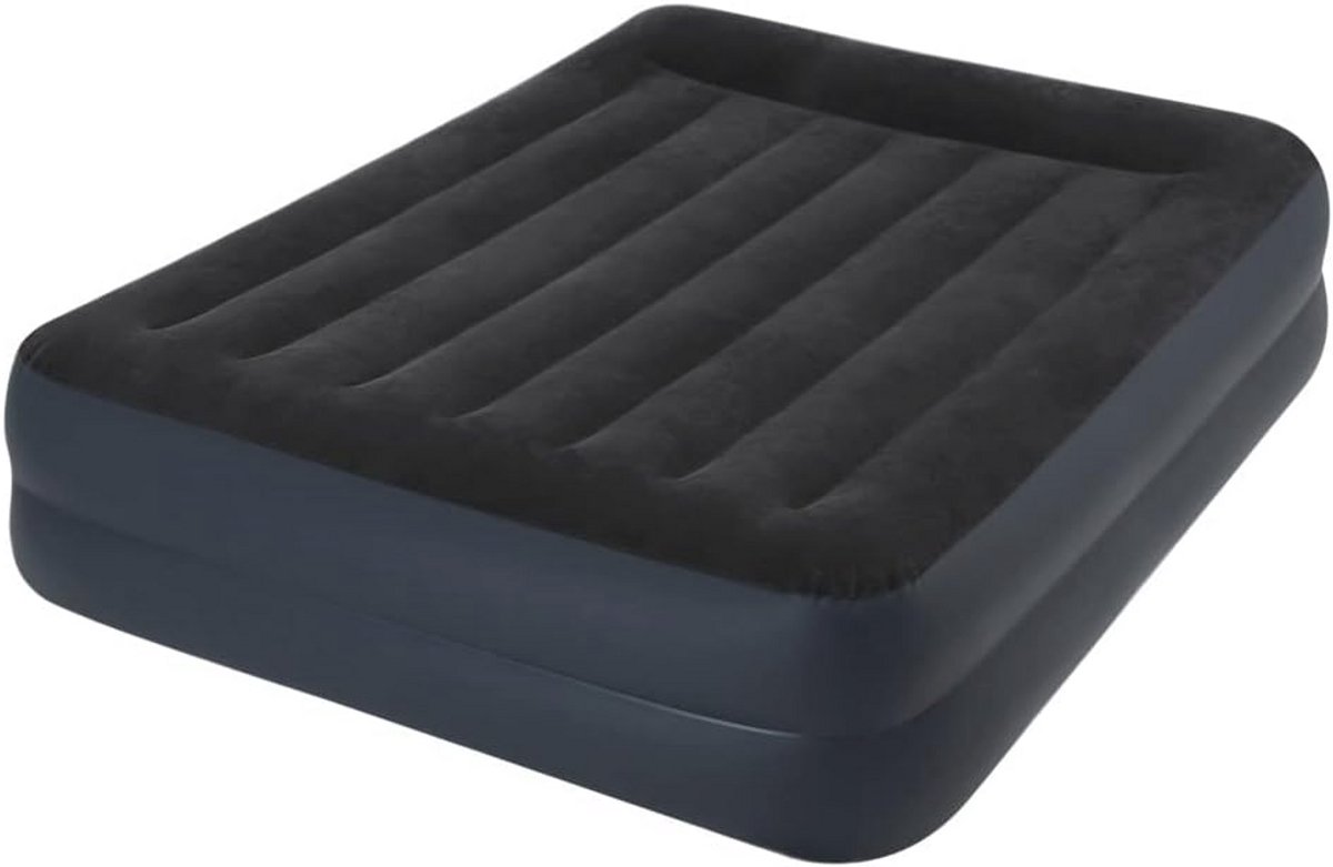 Verhoogd Queen Airbed met Kussen en Fiber-Tech Technologie