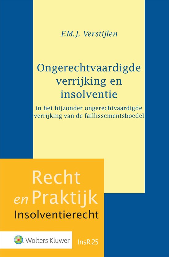 Ongerechtvaardigde verrijking en insolventie - cover