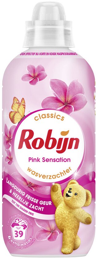 Robijn Wasverzachter Pink Sensation 39 Wasbeurten - 780 ml