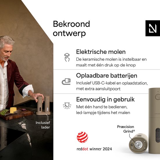 Pepermolen En Zoutmolen 2 Stuks Handmatige Zout- En Pepermolens, Zout- En Peperstrooiers Met Zichtbaar Venster Creatieve Molen Kruidenmolen Keuken