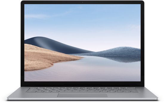 Microsoft Surface Laptop 4 Intel® Core™ i7 i7-1185G7 38,1 cm (15") Touchscreen 16 GB LPDDR4x-SDRAM 512 GB SSD Wi-Fi 6 (802.11ax) Windows 11 Pro Platina - Microsoft - Hoofdafbeelding