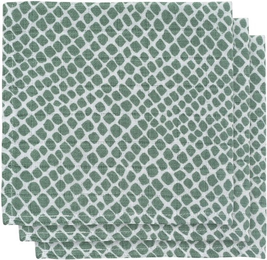 Jollein Hydrofiel Monddoekje Snake - Ash Green - 3 Stuks van Jollein — afbeelding 3