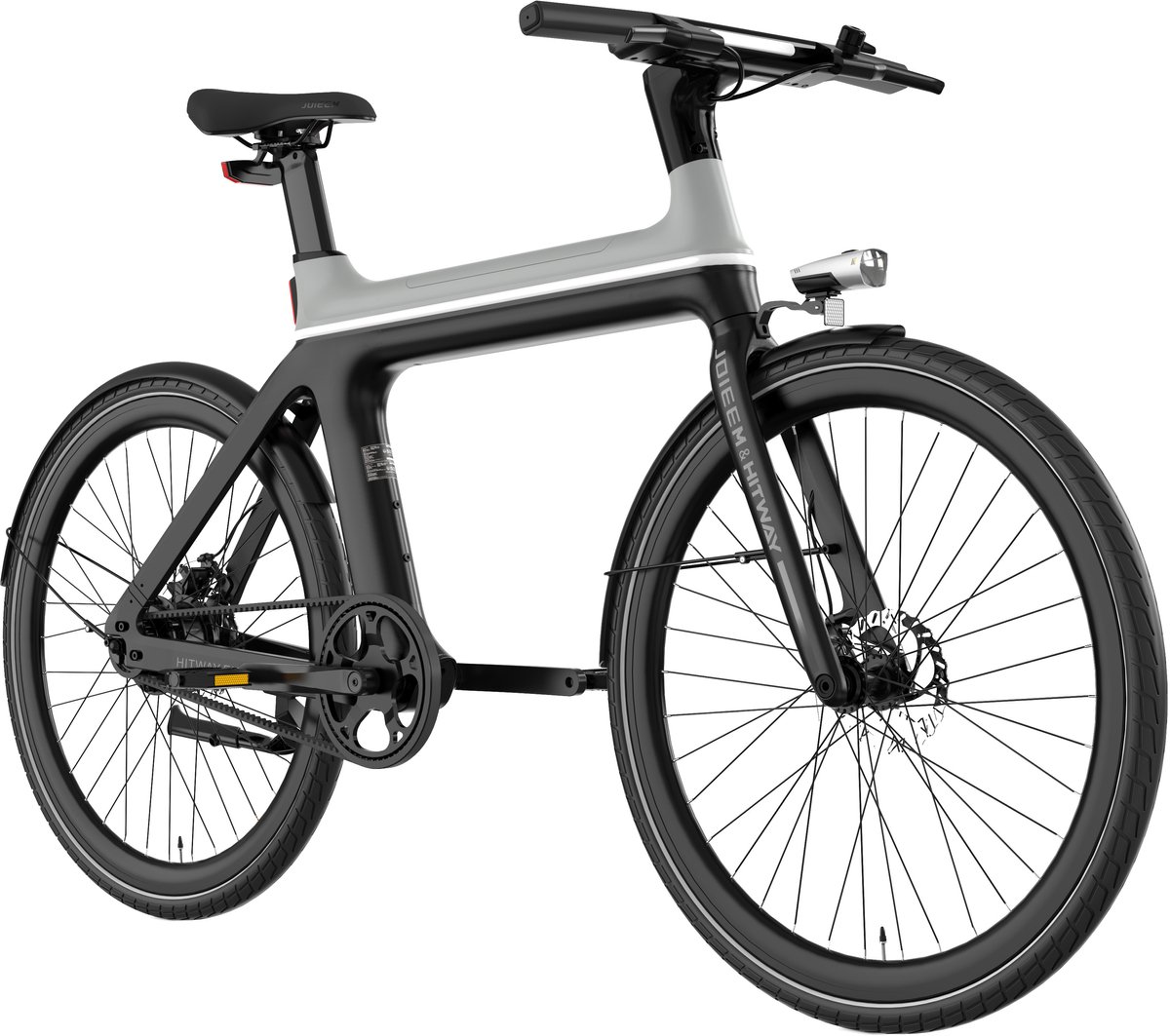 Hitway&Joieem Elektrische Fiets X - Trendy 27.5Inch City Commuter EBike met Afneembare 36V 9.6Ah Lithium Batterij - Intelligente elektrische stadsfiets - APP&NFC - IP54 Waterdicht - Hitway&Joieem - €1.699,99