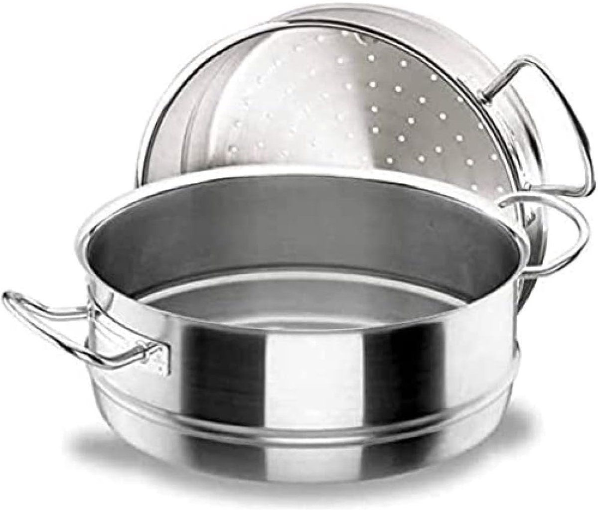 Stoompan 32 cm voor Gezond Koken