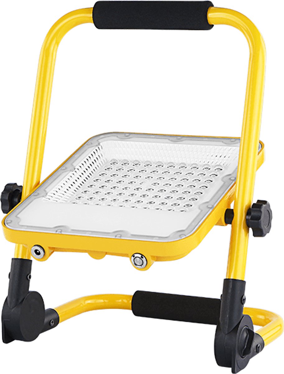 LED Accu Bouwlamp - Floodlight 50 Watt | 4500K - Naturel wit