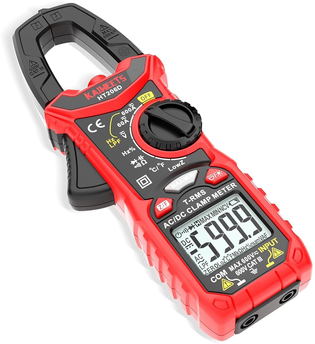 Professionele digitale multimeter met TRMS metingen tot 600A