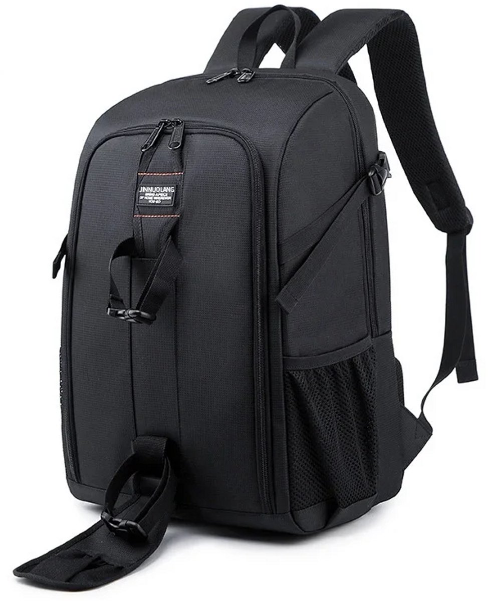 DutchOptics 18L rugzak foto camera video cameratas fototas rugtas voor Canon Nikon Sony Fuji Olympus Pentax zwart/grijs