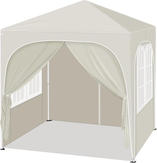 WOLTU Vouwpaviljoen, waterdicht, pop-up paviljoen, 2 x 2 m, met