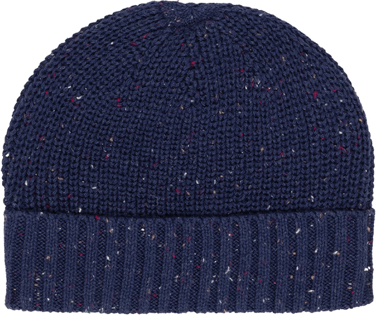 Frogs and Dogs - Sprinkle gebreide muts | Patriotblauw - Katoen - Maat 50/56 - 68