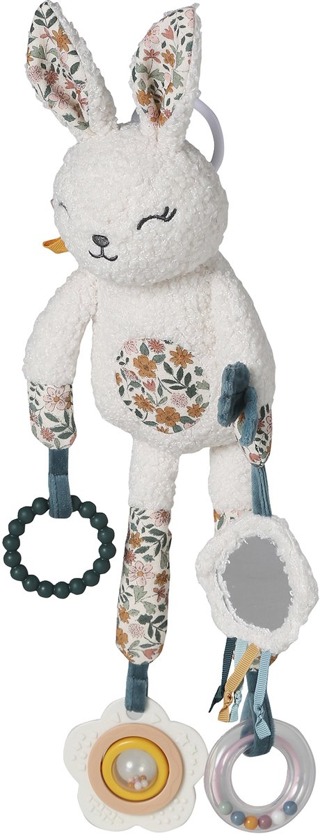 Vertbaudet Kleine activiteitenknuffel giraf RETRO FLOWERS van Vertbaudet — afbeelding 4