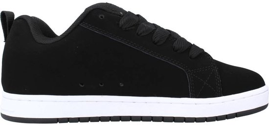 DC Shoes Court Graffik Sneaker heren, donkergrijs zwart wit, 45 EU : DC Shoes