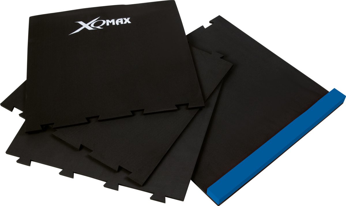 XQMax Puzzle Dartmat Rood met Zwart