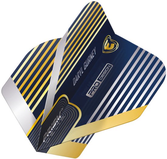 Winmau Prism Delta Daryl Gurney Blue Gold - Dart Flights van Winmau — afbeelding 2