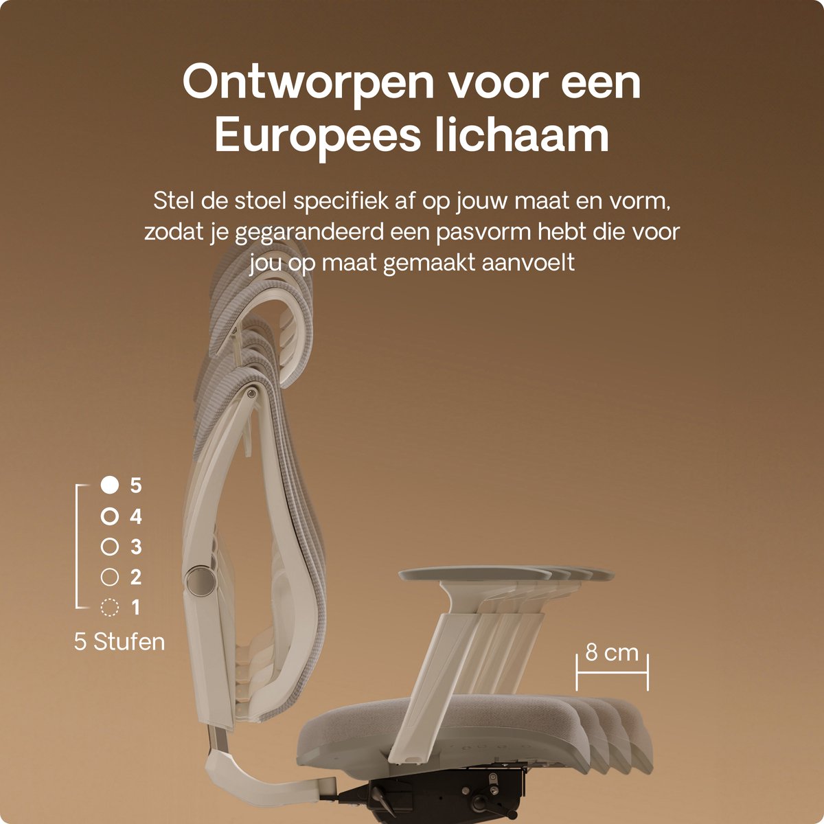 Desktronic SitPro - Ergostoel met 5D lendensteuning