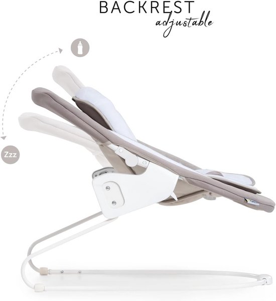 2-in-1 Evoluerende Kinderstoel voor Pasgeborenen tot 9 kg met Speelboog en Stoelverkleiner, Beige van Maxi-Cosi — afbeelding 4