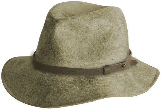 Dylan Fedora Ladies Chapeaux Winter Hat Men House of Ord - Taille: M/L: 58cm Couleur: Olive