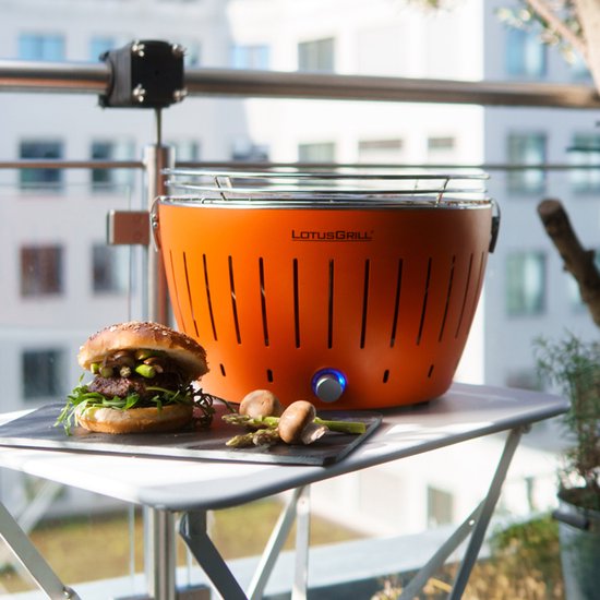 LotusGrill Classic Tafelbarbecue - Ø350 mm - Oranje van LotusGrill — afbeelding 4