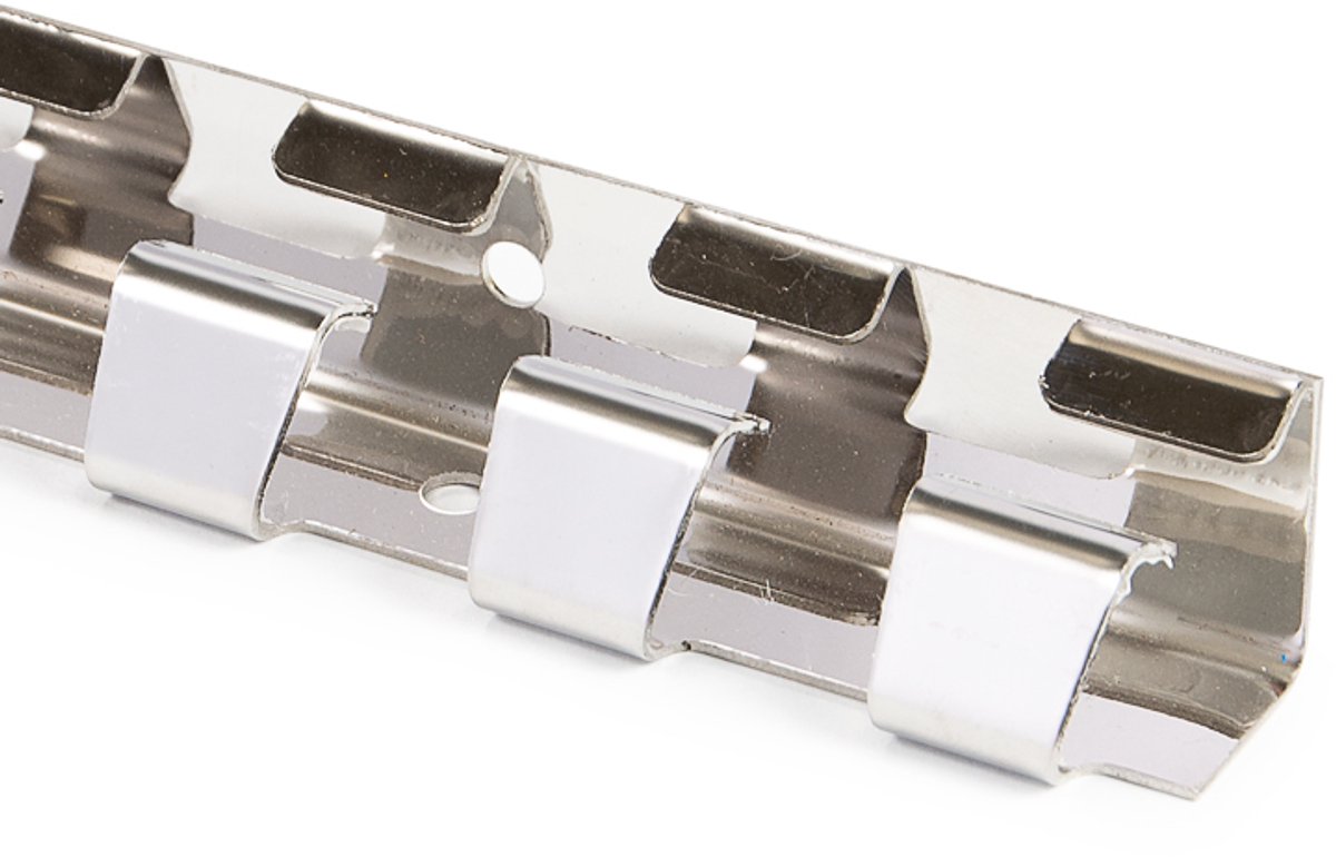 Rubbermagazijn - Rails voor PVC strokengordijn - 1000mm - tochtdeuren