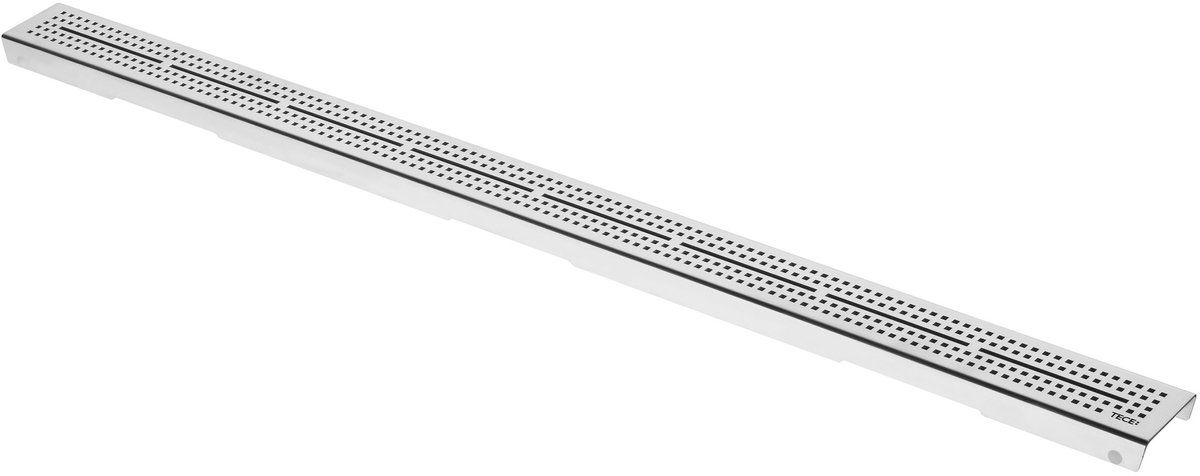 TECE TECEdrainline Designrooster quadratum" 900 mm RVS gepolijst, recht, 600950