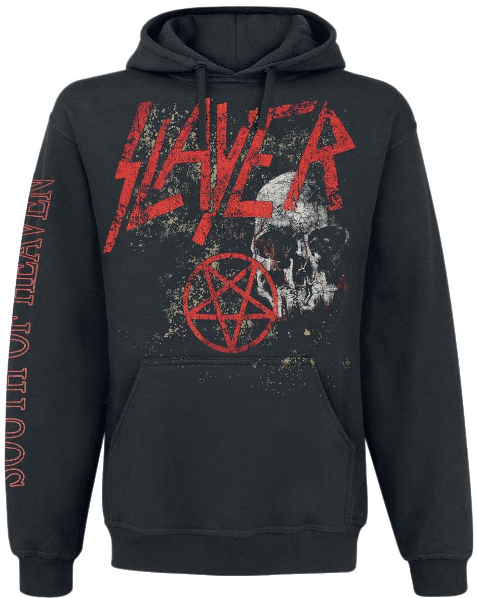 Slayer Skull Heren Trui met capuchon - zwart - XXL