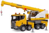 Bruder 3571 Vrachtwagen Scania 560R Liebherr kraan met truck