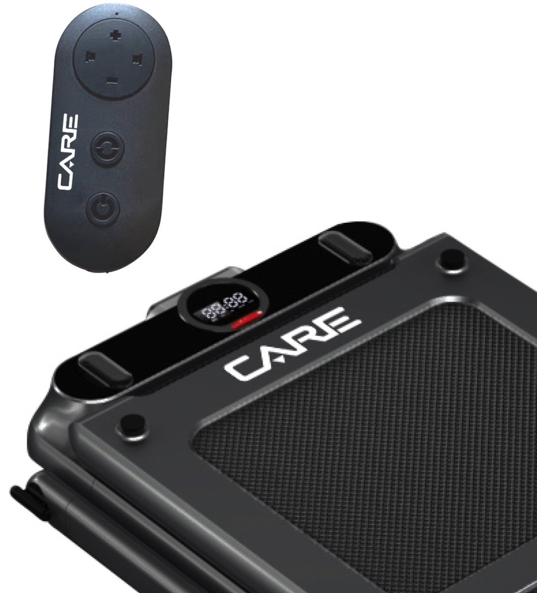 CARE JOG 12 - Loopband - Maximale snelheid 12 km/u - Dubbel opvouwbaar - Compact - Stil - Voor thuisgebruik - Perfect onder een bureau thumbnail 3