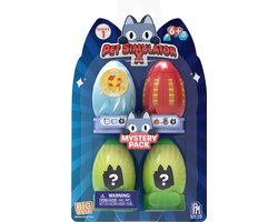 Roblox Pet Simulator - Pack de 4 figurines - Incl. Code DLC