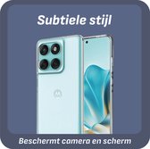 Cazy hoesje geschikt voor Motorola Edge 60 Fusion / Edge 60 / 60s Hoesje Siliconen - Flexibele Case - Transparant