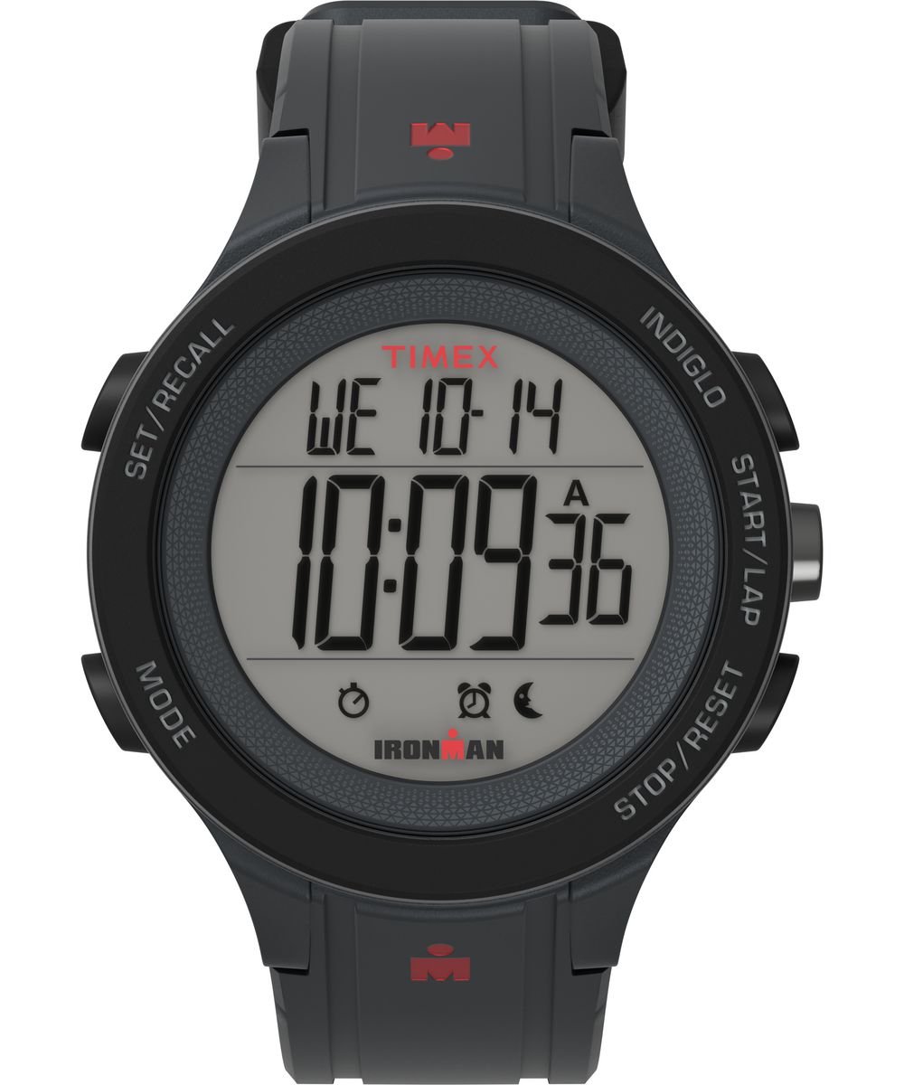 Timex Ironman T200 TW5M48900 Horloge - Siliconen - Grijs - Ø 42 mm