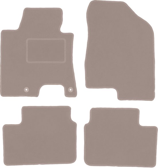 Beige veloursmatten voor: Peugeot 308 II stationwagen, SW (2013-)