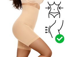 RENALUX - Corrigerend Ondergoed Dames - Corrigerend Broekje Dames - Beige - Maat M