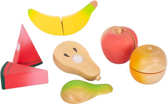 Small Foot - Houten Snij- en Speeleten Fruit Set, 13dlg. van Small Foot — afbeelding 3