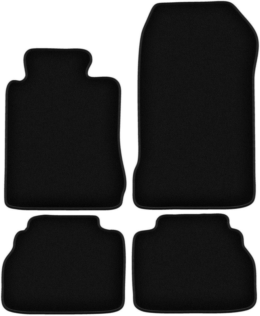 BASIC zwarte veloursmatten voor: Mercedes E W210 sedan, stationwagen (1995-2003)
